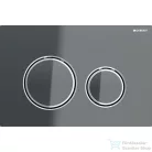 Geberit SIGMA 21 nyomólap, fényes láva (üveg) / fényes króm 115.884.JK.1