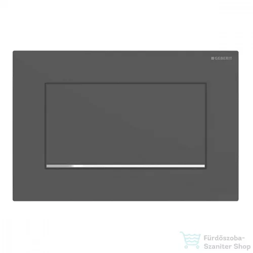 Geberit SIGMA 30 nyomólap, matt fekete / fényes króm 115.893.14.1