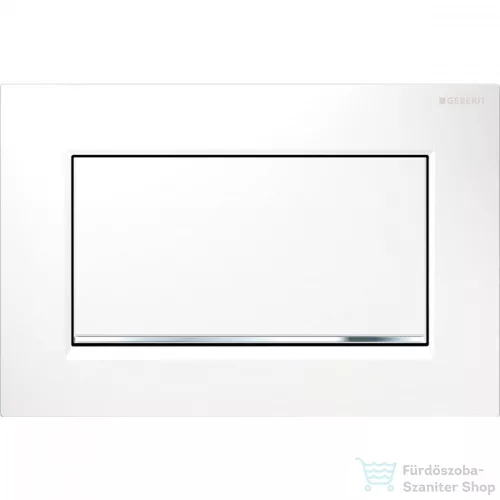 Geberit SIGMA 30 nyomólap, fényes fehér / fényes króm 115.893.KJ.1
