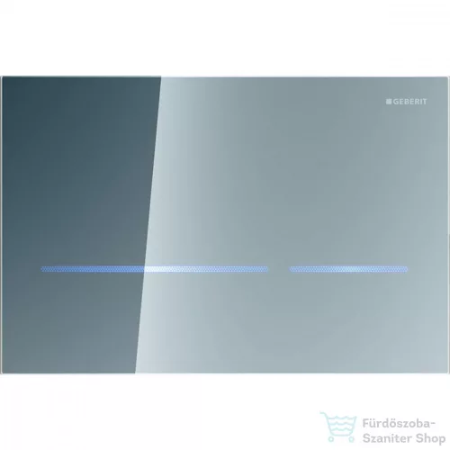 Geberit SIGMA 80 érintésmentes nyomólap, elektromos működtetéssel, 8cm-es tartályhoz, reflexiós, fényes tükröződő (üveg) 116.092.SM.6