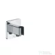 Hansgrohe AXOR SHOWERSOLUTIONS Softsquare zuhanytartó gégecső csatlakozóval, króm  11626000