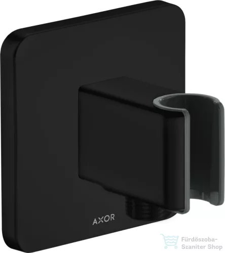 Hansgrohe AXOR SHOWERSOLUTIONS Softsquare zuhanytartó gégecső csatlakozóval,matt fekete 11626670