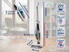 Leifheit Regulus PowerVac 2 in 1 akkumulátoros porszívó, 11925