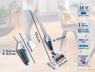 Leifheit Rotaro PowerVac 2 in 1 16V akkumulátoros porszívó, 11927