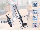 Leifheit Rotaro PowerVac 2 in 1 akkumulátoros porszívó, 11928