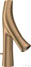 Hansgrohe AXOR STARCK ORGANIC 80 kétkaros mosdó csaptelep automata leeresztővel,szálcsiszolt bronz 12010140
