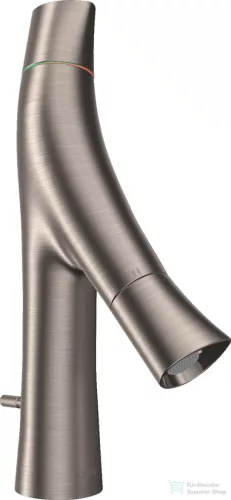 Hansgrohe AXOR STARCK ORGANIC 80 kétkaros mosdó csaptelep automata leeresztővel,rozsdamentes acél hatású 12010800