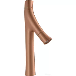   Hansgrohe AXOR STARCK Organic kétkaros mosdó csaptelep nem zárható leeresztővel,szálcsiszolt vörös arany hatású 12012310