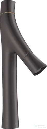 Hansgrohe AXOR STARCK Organic kétkaros mosdó csaptelep nem zárható leeresztővel,szálcsiszolt fekete króm 12012340