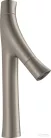 Hansgrohe AXOR STARCK Organic kétkaros mosdó csaptelep nem zárható leeresztővel,rozsdamentes acél hatású 12012800