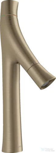 Hansgrohe AXOR STARCK Organic kétkaros mosdó csaptelep nem zárható leeresztővel,szálcsiszolt nikkel 12012820