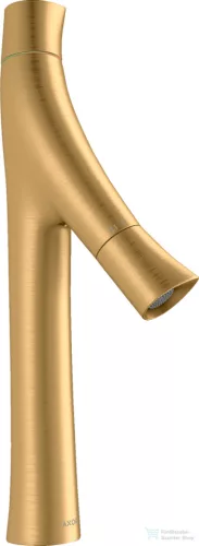 Hansgrohe AXOR STARCK Organic kétkaros mosdó csaptelep nem zárható leeresztővel,szálcsiszolt sárgaréz hatású 12012950