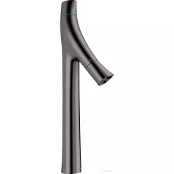   Hansgrohe AXOR Starck Organic 240 magasított mosdó csaptelep nem zárható leeresztővel,polírozott fekete króm 12013330