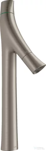 Hansgrohe AXOR Starck Organic 240 magasított mosdó csaptelep nem zárható leeresztővel,rozsdamentes acél hatású 12013800