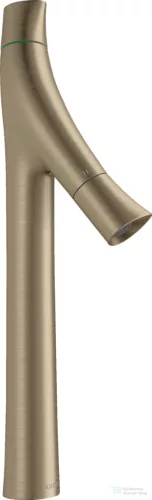 Hansgrohe AXOR Starck Organic 240 kétkaros magasított mosdó csaptelep nem zárható leeresztővel,szálcsiszolt nikkel 12013820