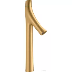   Hansgrohe AXOR Starck Organic 240 magasított mosdó csaptelep nem zárható leeresztővel,szálcsiszolt sárgaréz hatású 12013950