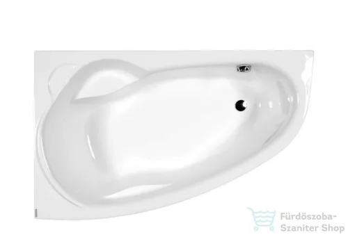 M-Acryl Liza 140x90 cm-es aszimmetrikus kád, balos 12015