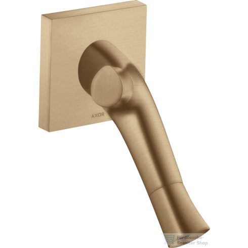 Hansgrohe AXOR Starck Organic falsík alatti kétkaros mosdó csaptelep 18,7 cm-es kifolyóval,szálcsiszolt bronz 12015140