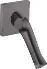 Hansgrohe AXOR Starck Organic falsík alatti kétkaros mosdó csaptelep 18,7 cm-es kifolyóval,szálcsiszolt fekete króm 12015340