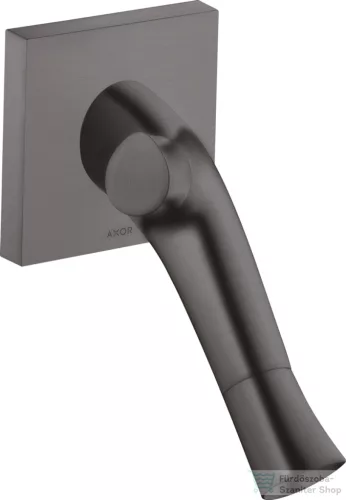 Hansgrohe AXOR Starck Organic falsík alatti kétkaros mosdó csaptelep 18,7 cm-es kifolyóval,szálcsiszolt fekete króm 12015340