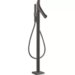   Hansgrohe AXOR Starck Organic termosztátos szabadon álló kádtöltő csaptelep,szálcsiszolt fekete króm 12016340