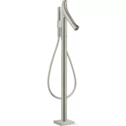   Hansgrohe AXOR Starck Organic termosztátos szabadon álló kádtöltő csaptelep,rozsdamentes acél hatású 12016800