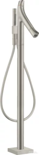 Hansgrohe AXOR Starck Organic termosztátos szabadon álló kádtöltő csaptelep,rozsdamentes acél hatású 12016800