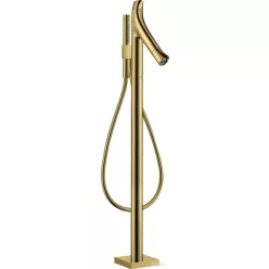   Hansgrohe AXOR Starck Organic termosztátos szabadon álló kádtöltő csaptelep,polírozott arany hatású 12016990