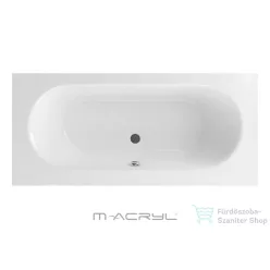 M-Acryl Flexa 189x81 vágható egyenes akril kád 12020