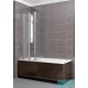 Radaway Eos PNW 86 cm-es 4 részes kádparaván 1205401-101