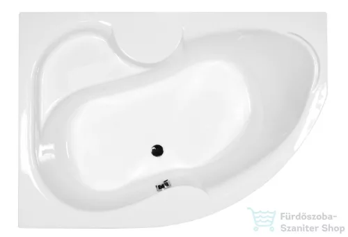 M-Acryl Azalia 150x105 cm-es aszimmetrikus kád, balos 12062