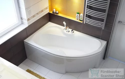 M-Acryl Azalia 170x105 cm-es aszimmetrikus kád, balos 12066