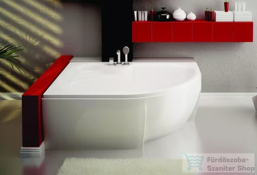 M-Acryl Azalia 170x105 cm-es aszimmetrikus kád, balos 12066