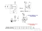 Sapho RHAPSODY falsík alatti csaptelep bidet zuhannyal, kerek, króm 1209-07