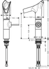 Hansgrohe AXOR STARCK V mosdócsaptelep króm 12114000