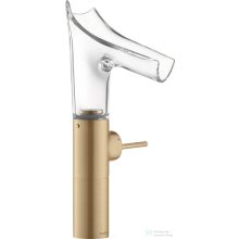   Hansgrohe AXOR STARCK V magasított mosdó csaptelep nem zárható leeresztővel, szálcsiszolt bronz 12114140