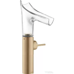   Hansgrohe AXOR STARCK V magasított mosdó csaptelep nem zárható leeresztővel, szálcsiszolt bronz 12114140