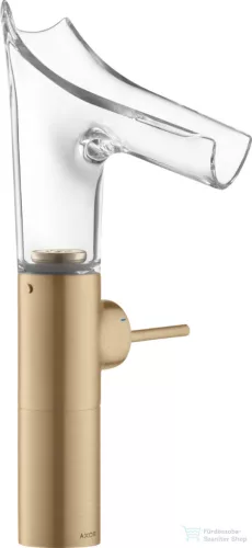 Hansgrohe AXOR STARCK V magasított mosdó csaptelep nem zárható leeresztővel, szálcsiszolt bronz 12114140