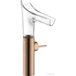   Hansgrohe AXOR STARCK V magasított mosdó csaptelep nem zárható leeresztővel, polírozott vörös arany hatású 12114300