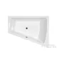 M-Acryl Trinity 160x120 cm-es aszimmetrikus kád, jobbos 12132