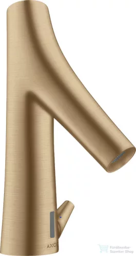 Hansgrohe Axor Starck Organic elektronikus mosdó csaptelep hőfok szabályozóval, elemes működésű, szálcsiszolt bronz 12171140