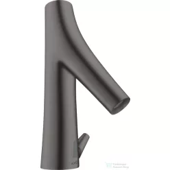   Hansgrohe Axor Starck Organic elektronikus mosdó csaptelep hőfok szabályozóval, elemes működtetésű, szálcsiszolt fekete króm 12171340