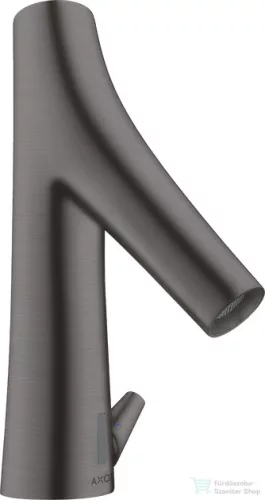 Hansgrohe Axor Starck Organic elektronikus mosdó csaptelep hőfok szabályozóval, elemes működtetésű, szálcsiszolt fekete króm 12171340