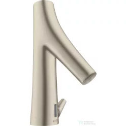   Hansgrohe Axor Starck Organic elektronikus mosdó csaptelep hőfok szabályozóval, elemes működtetésű, szálcsiszolt nikkel 12171820