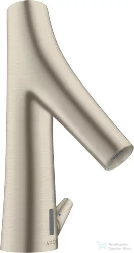 Hansgrohe Axor Starck Organic elektronikus mosdó csaptelep hőfok szabályozóval, elemes működtetésű, szálcsiszolt nikkel 12171820