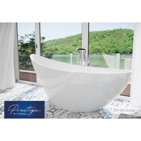 M-Acryl Paradise 180x80 cm-es szabadonálló kád, fehér 12187