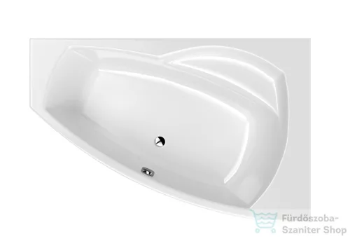 M-Acryl Claudia 160x105 cm-es aszimmetrikus kád, jobbos 12397