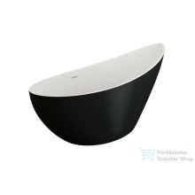   M-Acryl Paradise 180x80 cm-es szabadonálló kád, matt fekete 12409