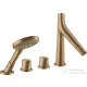 Hansgrohe AXOR Starck Organic 4 üléses,termosztátos kádtöltő csaptelep,szálcsiszolt bronz 12426140