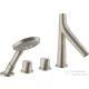 Hansgrohe AXOR Starck Organic 4 üléses,termosztátos kádtöltő csaptelep,szálcsiszolt nikkel 12426820